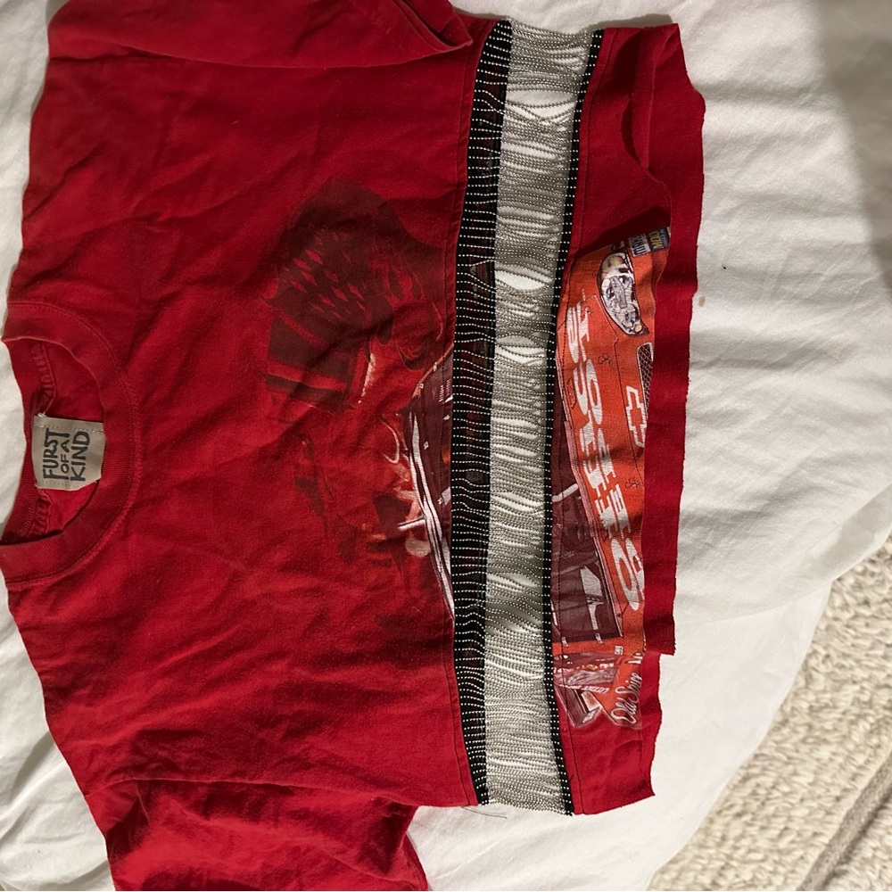 LF vintage race tee crop Nascar